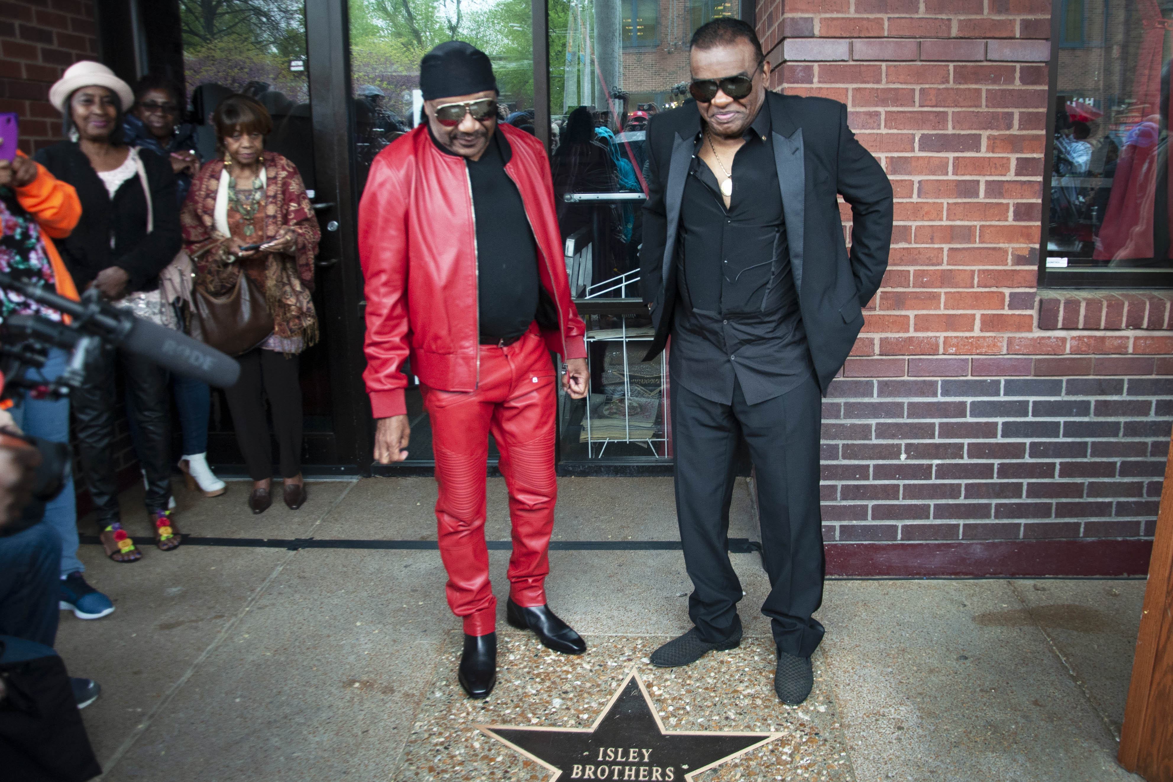 Isley Brothers Walk of Fame Star. Photo by KE Luther.