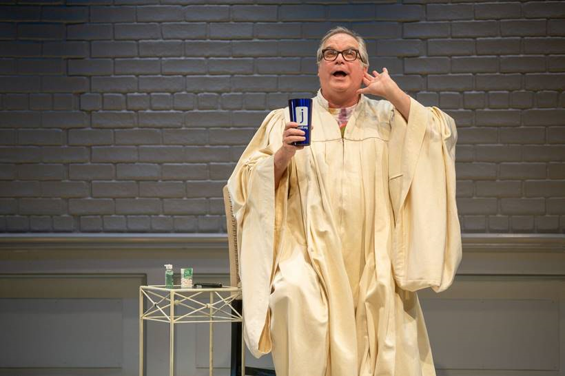 'An Act of God' at the New Jewish Theatre, photo by Eric Woolsey