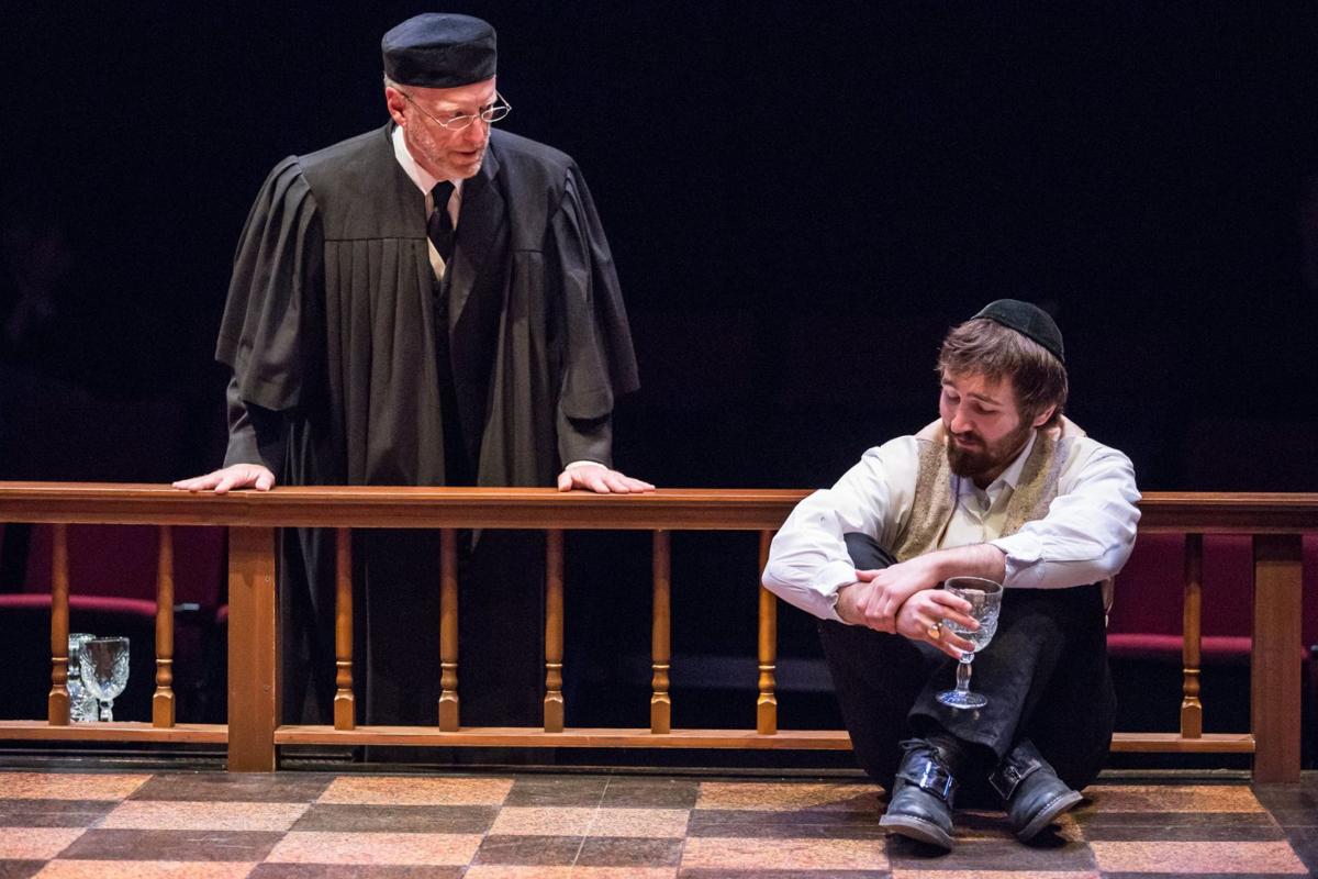 A scene from New Jewish Theatre's production 'New Jerusalem,' Photo by Eric Woolsey 