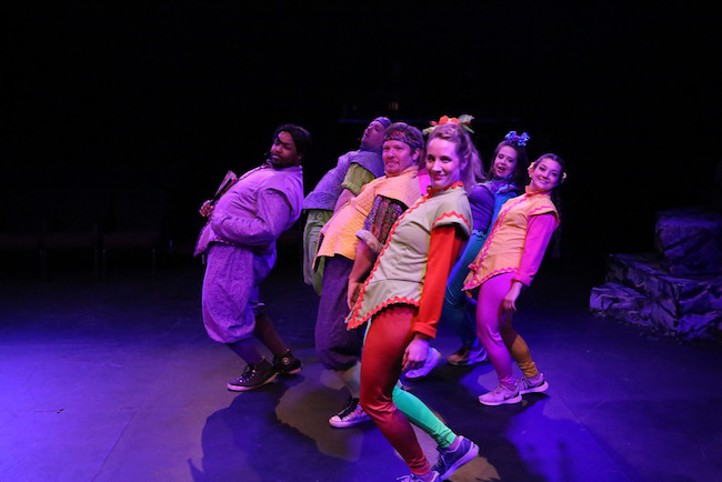 A scene from New Line Theatre’s production of ‘Head Over Heels,’ featuring the music of The Go-Go’s, photo by Jill Ritter Linderg.
