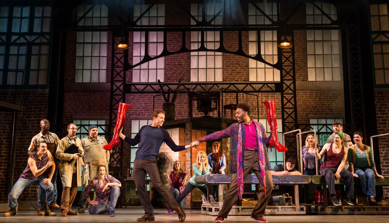 Photo from the touring production of 'Kinky Boots,' at the Peabody Opera House.