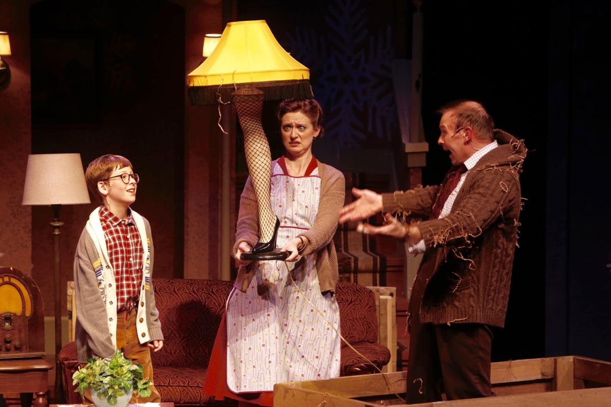 A scene from The Rep production of a 'A Christmas Story,' photo by Jerry Naunheim Jr.