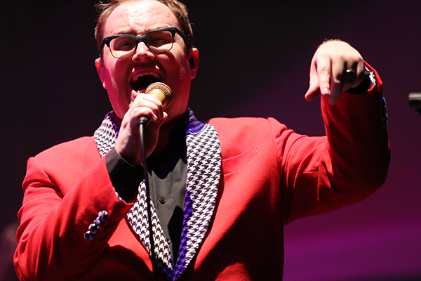 Paul Janeway of St. Paul and the Broken Bones. Photo by KDHX Staff. 
