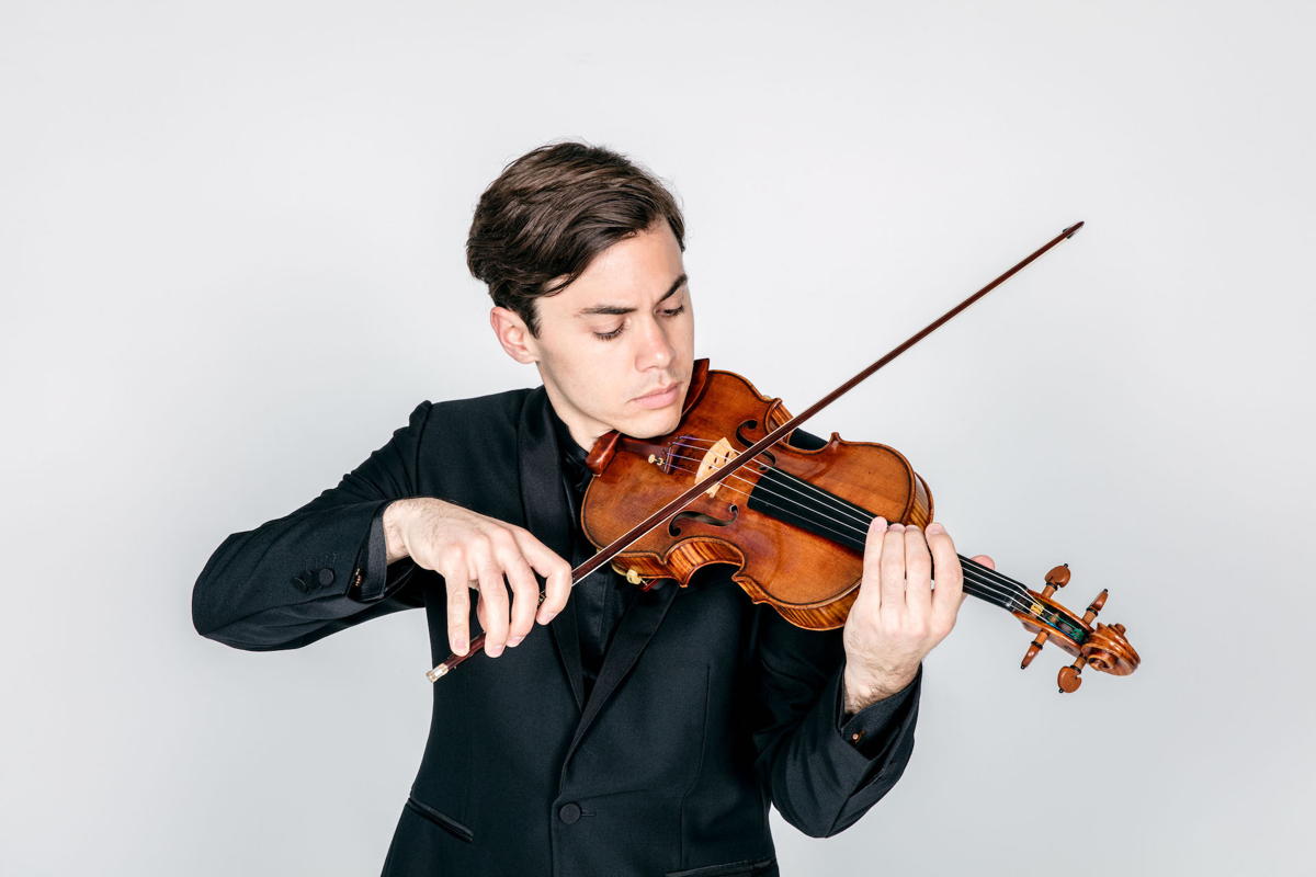 Violinist Benjamin Beilman. Photo courtesy of the SLSO.