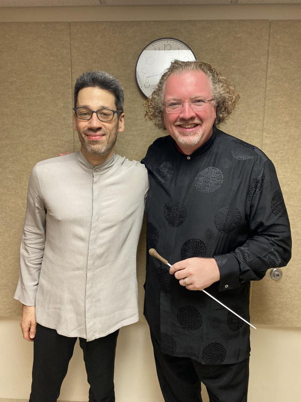 L-R: Jonathan Biss and Stéphane Denève. Photo courtesy of the SLSO.