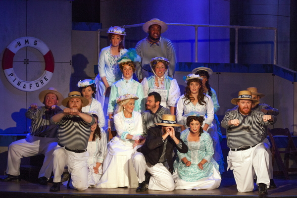 The cast of H.M.S. Pinafore