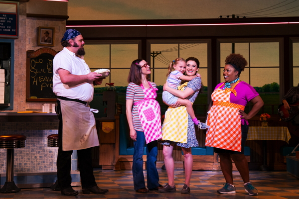 Memebers of the cast of Waitress. Photo by Philicia Endelman