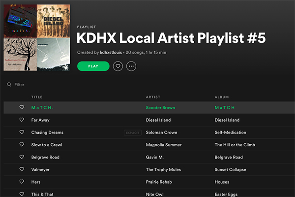 Let KDHX Fill Your Week With Music