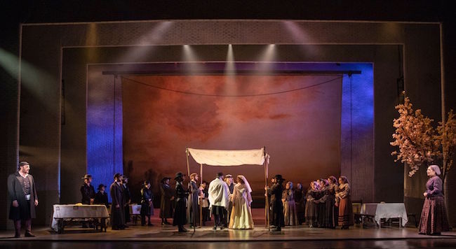 The wedding scene from the touring production of 'Fiddler on the Roof,' photo courtest of the Fabulous Fox Theatre