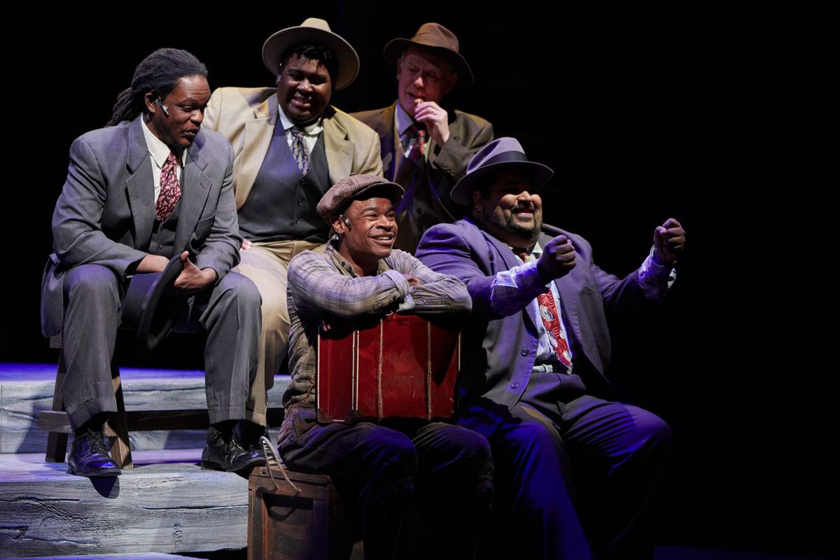 Photo from the play 'Bud Not Buddy' at Metro Theater Company, Photo by Dan Donovan