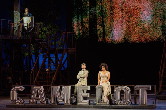 A scene from Lerner and Loewe's beloved 'Camelot' at The Muny in Forest Park, Photo by Philip Hamer.