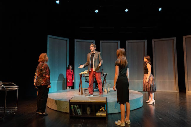 A scene from Moonstone Theatre Company's production of Neil Simon's 'Jake's Women,' photo by Philip Hamer.