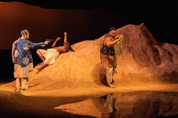 Mlima's Tale at the Rep. Photo by Philip Hamer