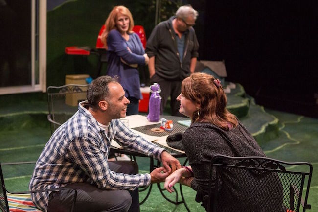A scene from Rebel and Misfits Productions ‘The Realistic Joneses,’ by Will Eno, Photo by Eric Woolsey