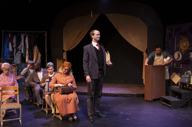 A scene from R-S Theatrics' compelling production of 'A Man of No Importance,' photo by Mr. Michael Young.