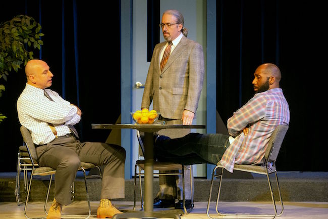 A scene from Stray Dog Theatre's production of 'Blue/Orange,' by Joe Penthall, photo by John Lamb.