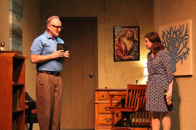 A scene from St Louis Actors Studio's production of the hilarious 'Hand to God,' a play by Robert Askins, photo courtesy of St Louis Actors Studio.
