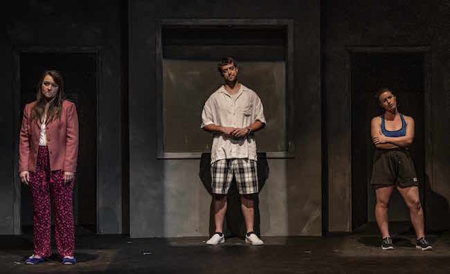 A scene from ‘St. Louis,' by Neil LaBute, part of the LaBute New Theatre Festival set 1 at St. Louis Actors’ Studio, photo by Patrick Huber.