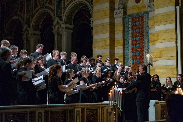 Tenebrae performing March 10, 2018, at Cathedral Basilica of Saint Louis. Photo Credit: Rene Zajner