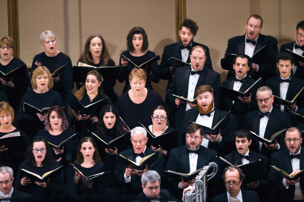 Members of the SLSO Chorus. Photo courtesy of the SLSO.