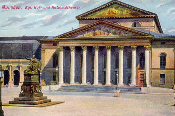 The National Theatre, Munich, 1900