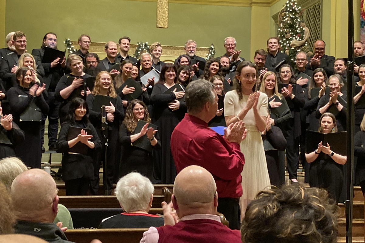 The St. Louis Chamber Chorus. Photo by the author.