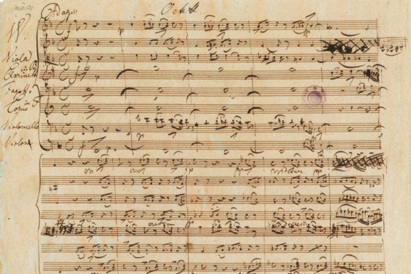 Schubert's autograph of the Octet in F (D. 803)