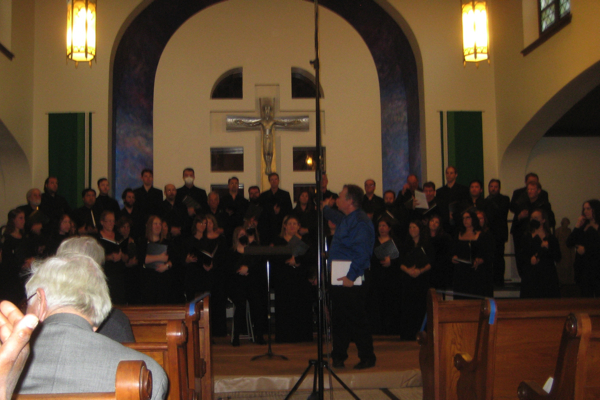 St. Louis Chamber Chorus at the Ursuline Academy. Photo by George Yeh