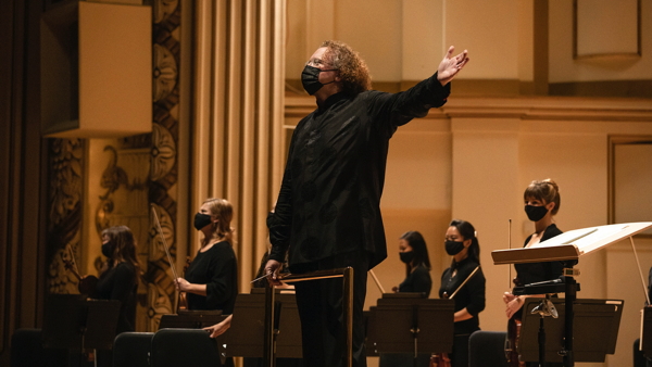 Stéphane Denève and the SLSO strings