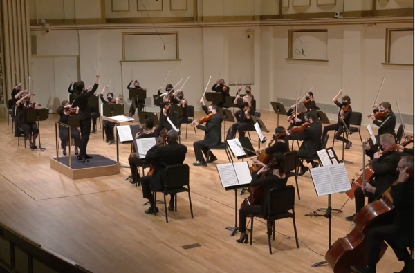 Stephanie Childress conducts the St. Louis Symphony strings