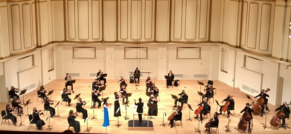 Stephanie Childress conducts the Mozart Sinfonia Concertante