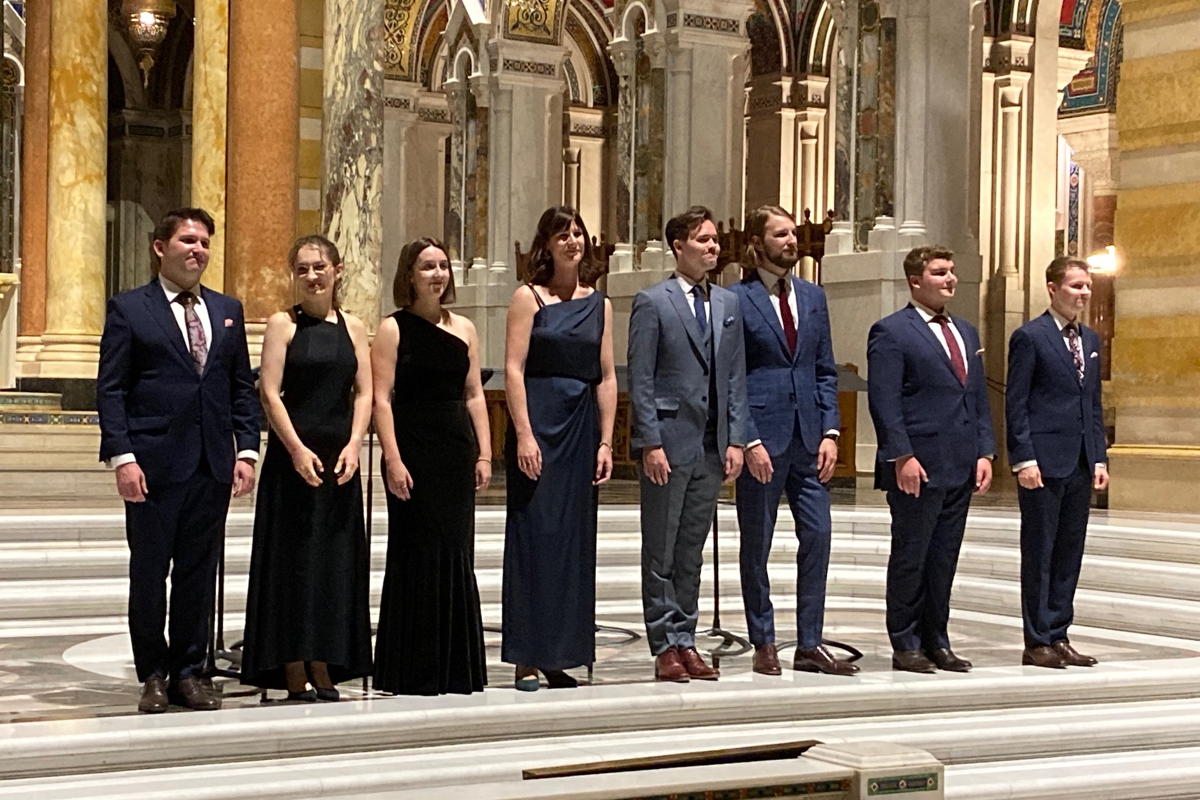 VOCES8. Photo courtesy of St. Louis Cathedral Concerts.
