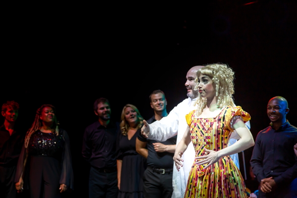  Brooklyn Snow as Olympia and Anthony Webb as Spalanzani Photo by Ron Lindsey