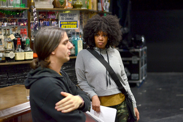Lucas Papaelias and Marinda Anderson in 'Airness.' Photo by Philip Allgeier